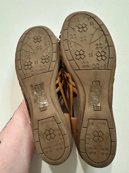 Naturalizer Gobi Huarache Leather Woven Flats Multicolour Size 7.5 Women’s - Picture 6 of 8